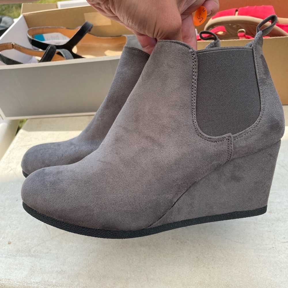 Maurice’s wedged bootie